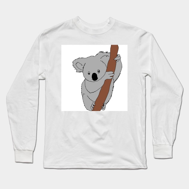 Koala Long Sleeve T-Shirt by Noamdelf06